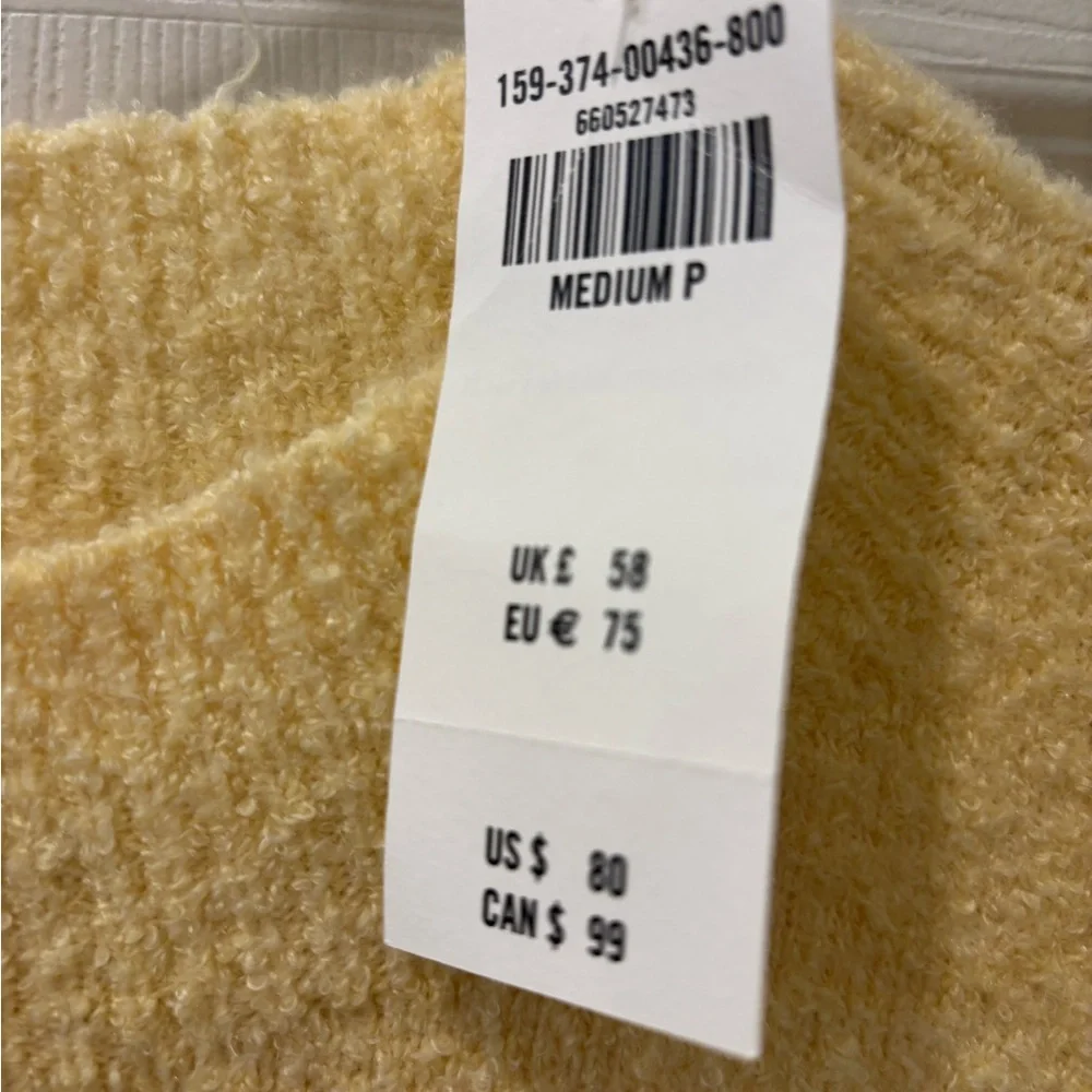Abercrombie & Fitch Light Yellow Sweater Dress - Picture 3 of 6
